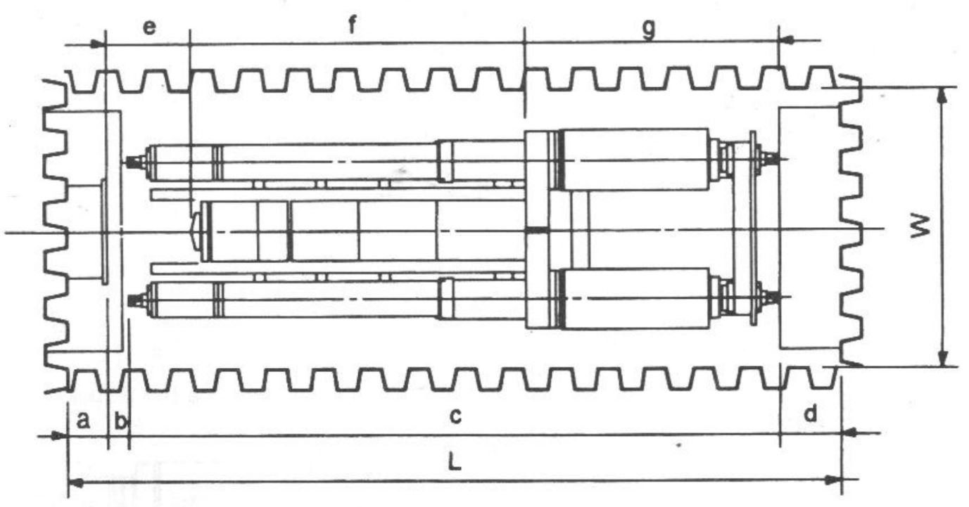 Tunnel launch shaft plan view with dimension predictions