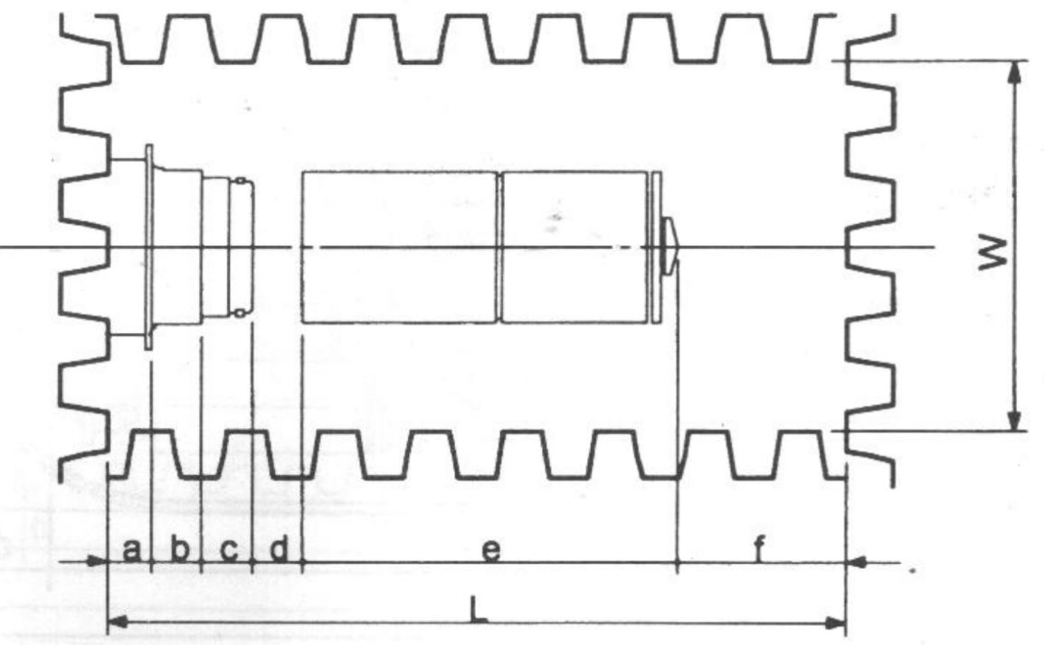 Tunnel launch shaft plan view with dimension predictions